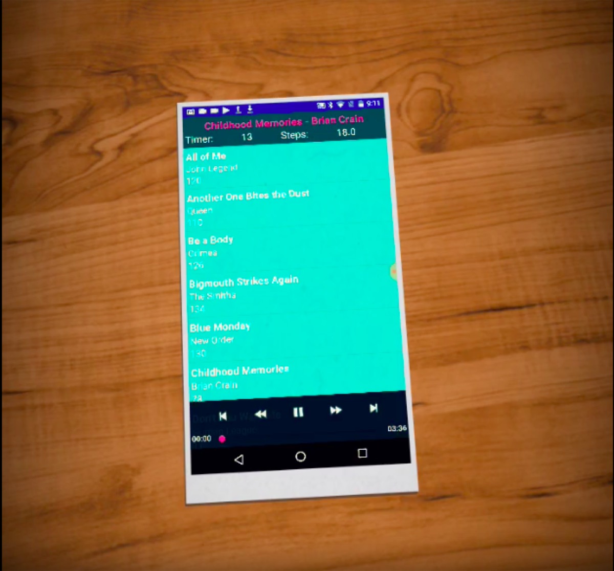 Pace the Music project screenshot